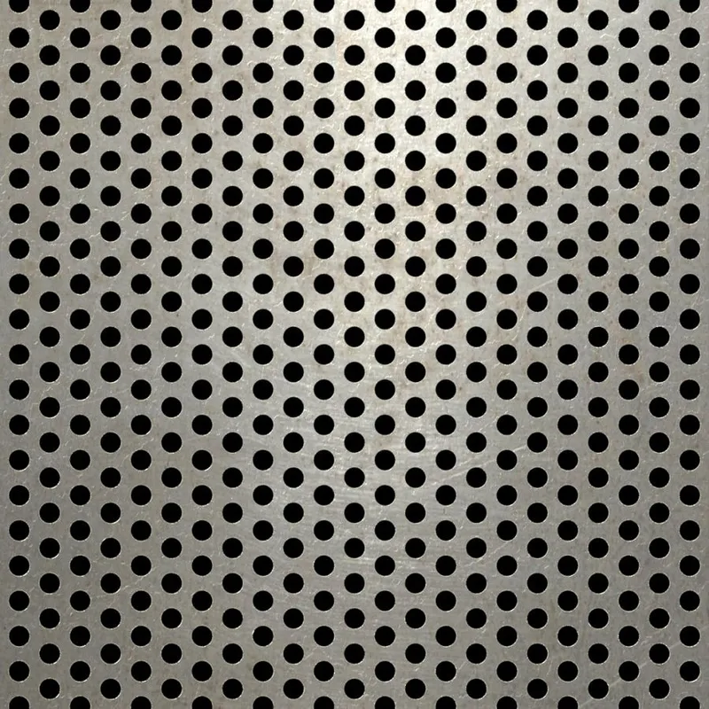 RO-095 Round Staggered Perforated Carbon Steel Sheet