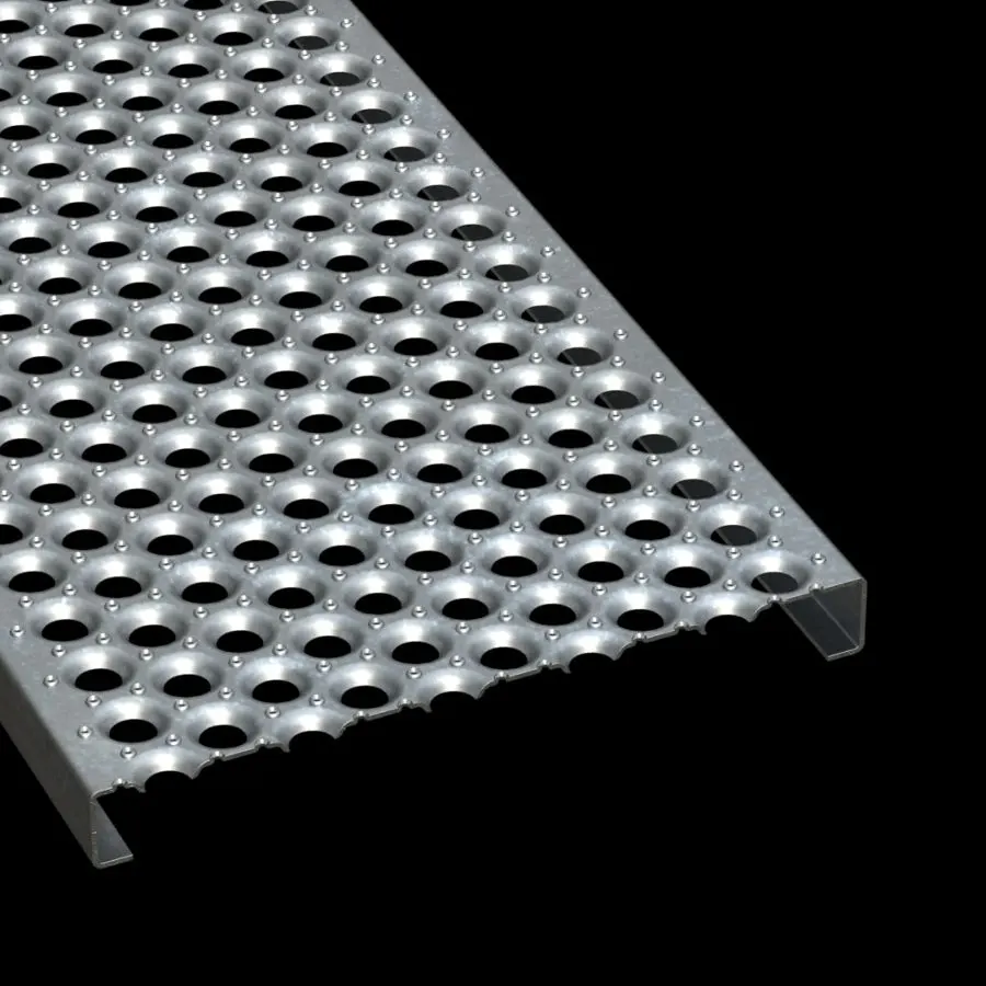 PLA125 vorverzinkter Stahl rutschhemmend 18" Wide Planke Gitterrost Produktdetail zum Industrie-Rost