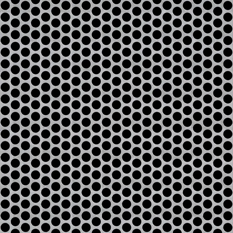 RO-121 Round Staggered Perforated Aluminum Sheet
