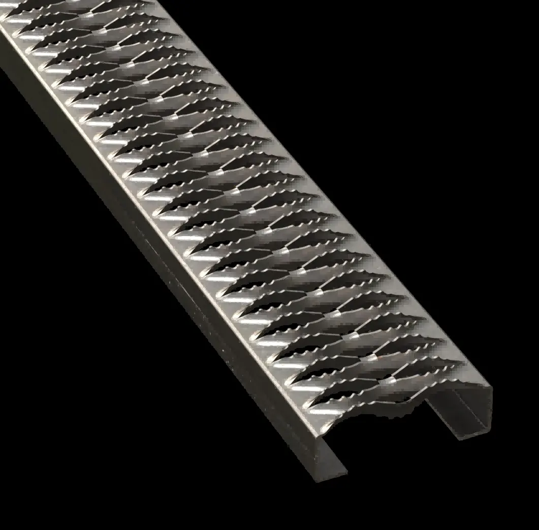PLA046 HRPO Carbon Steel Serrated 4-3/4" Wide Plank Grating