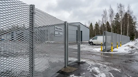 Nordic Industrial Warehouse Perimeter Security Fencing thumbnail 2