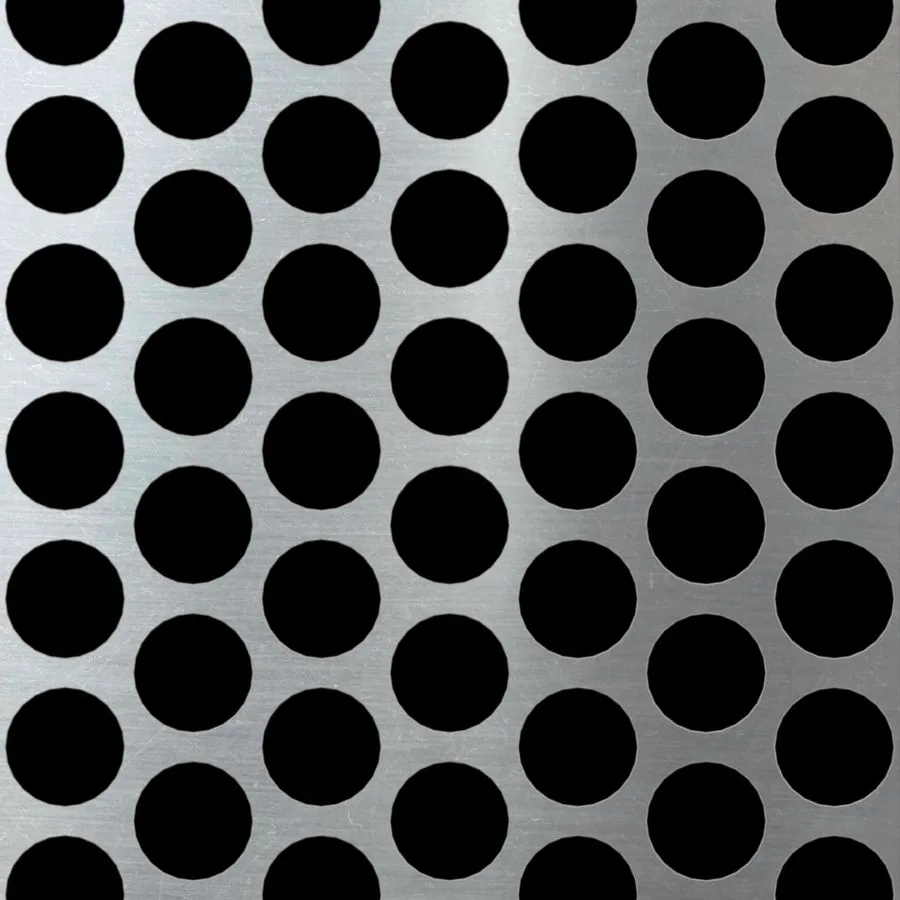 RO-018 Round Staggered Perforated Aluminum Sheet