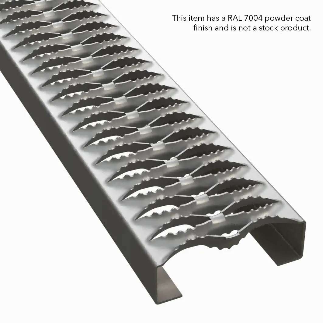 PLA024 HRPO Carbon Steel Serrated 4-3/4" Wide Plank Grating thumbnail 3