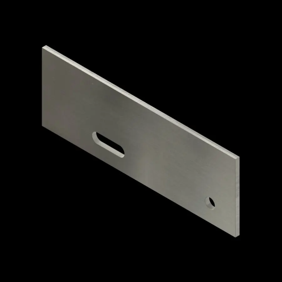 ACC080 CP-BG-830 piastre laterali per gradini in grigliato a barre piastra portante coppia per grigliato a barre