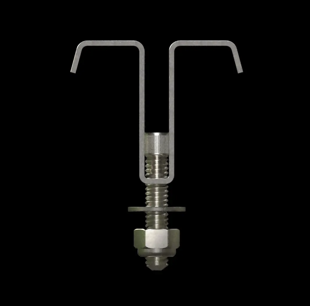 ACC066 316 Stainless Steel Type MI-4015 Saddle Clip for FRP Grating thumbnail 4