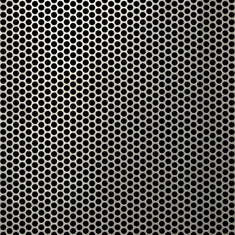 RO-149 Round Staggered Perforated Carbon Steel Sheet Mill Finish