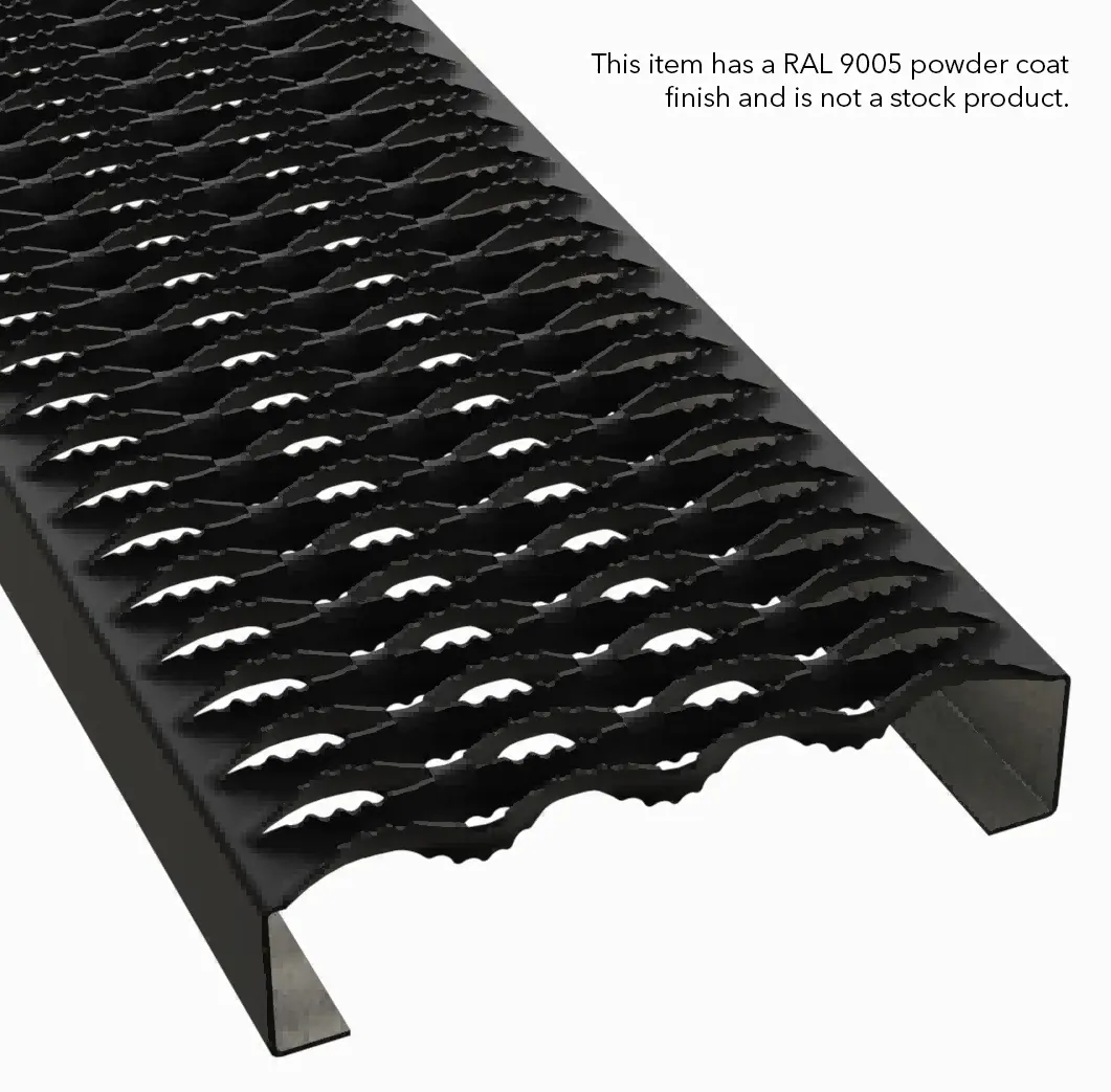 PLA077 HRPO Carbon Steel Serrated 9-1/2" Wide Plank Grating thumbnail 2