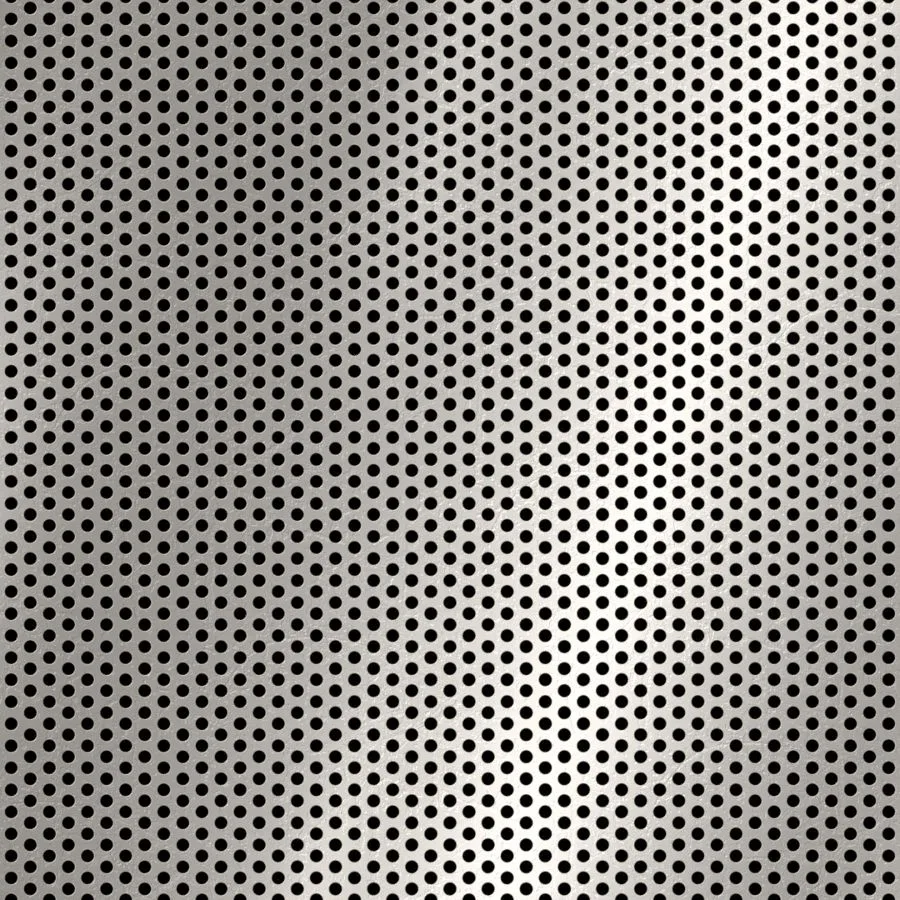RO-161 Round Staggered Perforated Stainless Steel Sheet