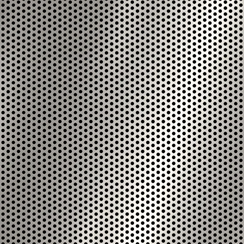 RO-161 Round Staggered Perforated Stainless Steel Sheet