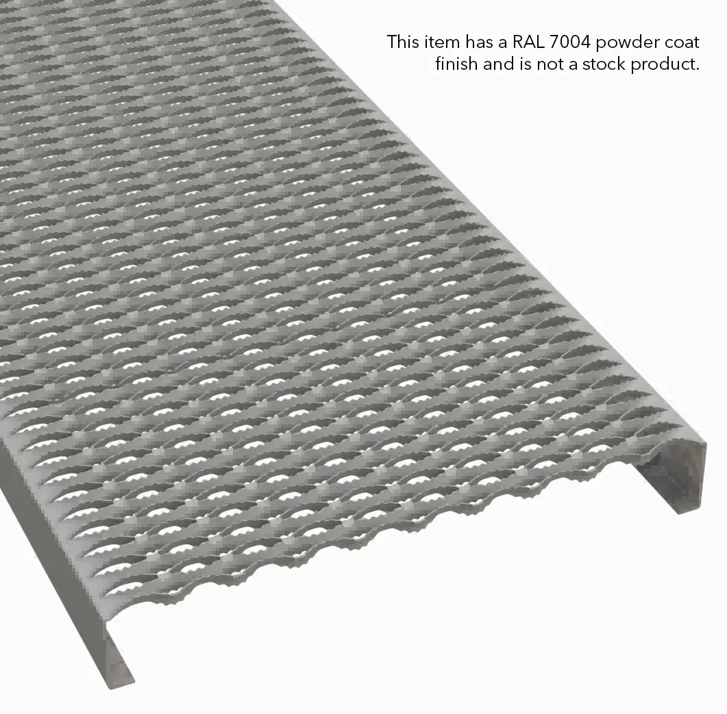 PLA112 vorverzinkter Stahl gezahnt 24" Wide Planke Gitterrost Vorschaubild 3