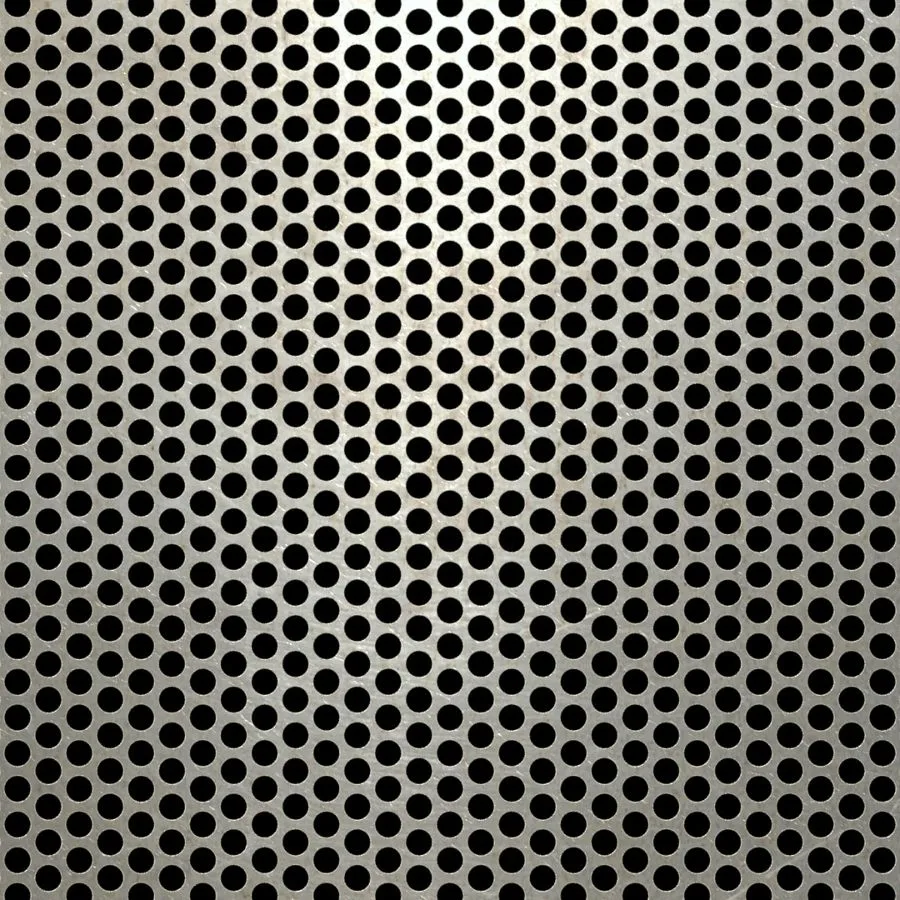 RO-208 Round Staggered Perforated Carbon Steel Sheet