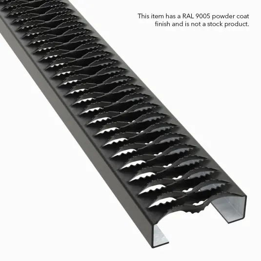 miniatura PLA021 acciaio pre-zincato dentato 4-3/4" Wide plank grigliato 2