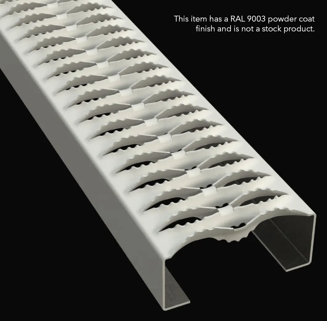 PLA073 HRPO Carbon Steel Serrated 4-3/4" Wide Plank Grating thumbnail 4