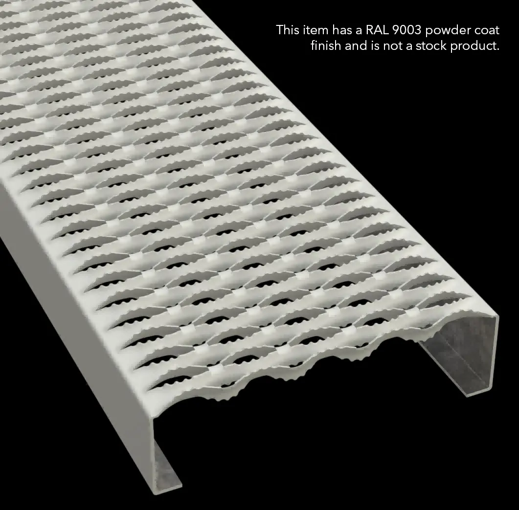 miniatura PLA067 acciaio pre-zincato dentato 11-3/4" Wide plank grigliato 4