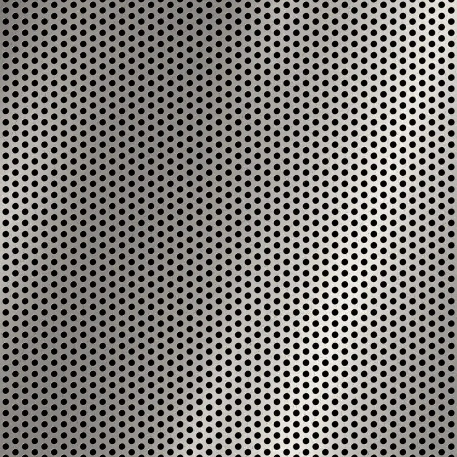 RO-199 Round Staggered Perforated Stainless Steel Sheet
