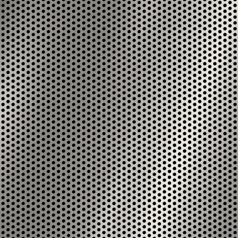 RO-199 Round Staggered Perforated Stainless Steel Sheet