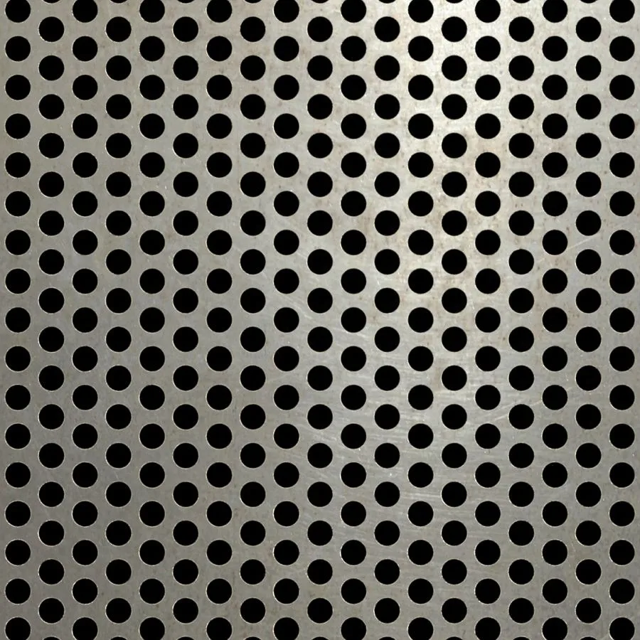 RO-198 Round Staggered Perforated Carbon Steel Sheet
