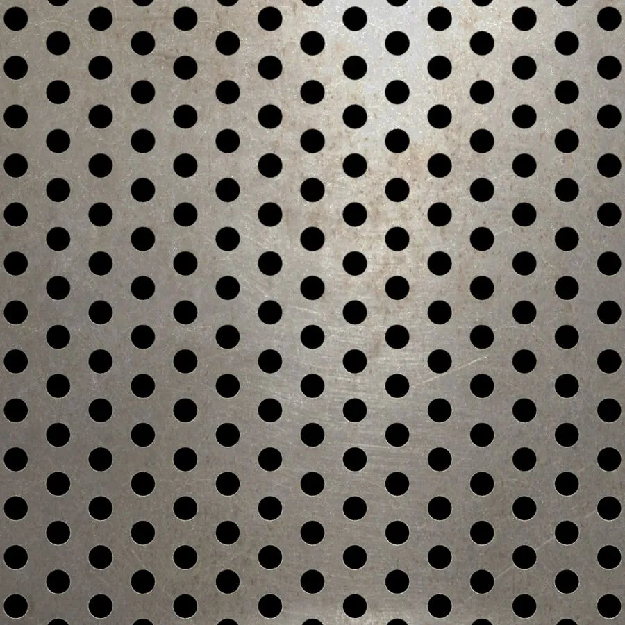 RO-110 Round Staggered Perforated Carbon Steel Sheet
