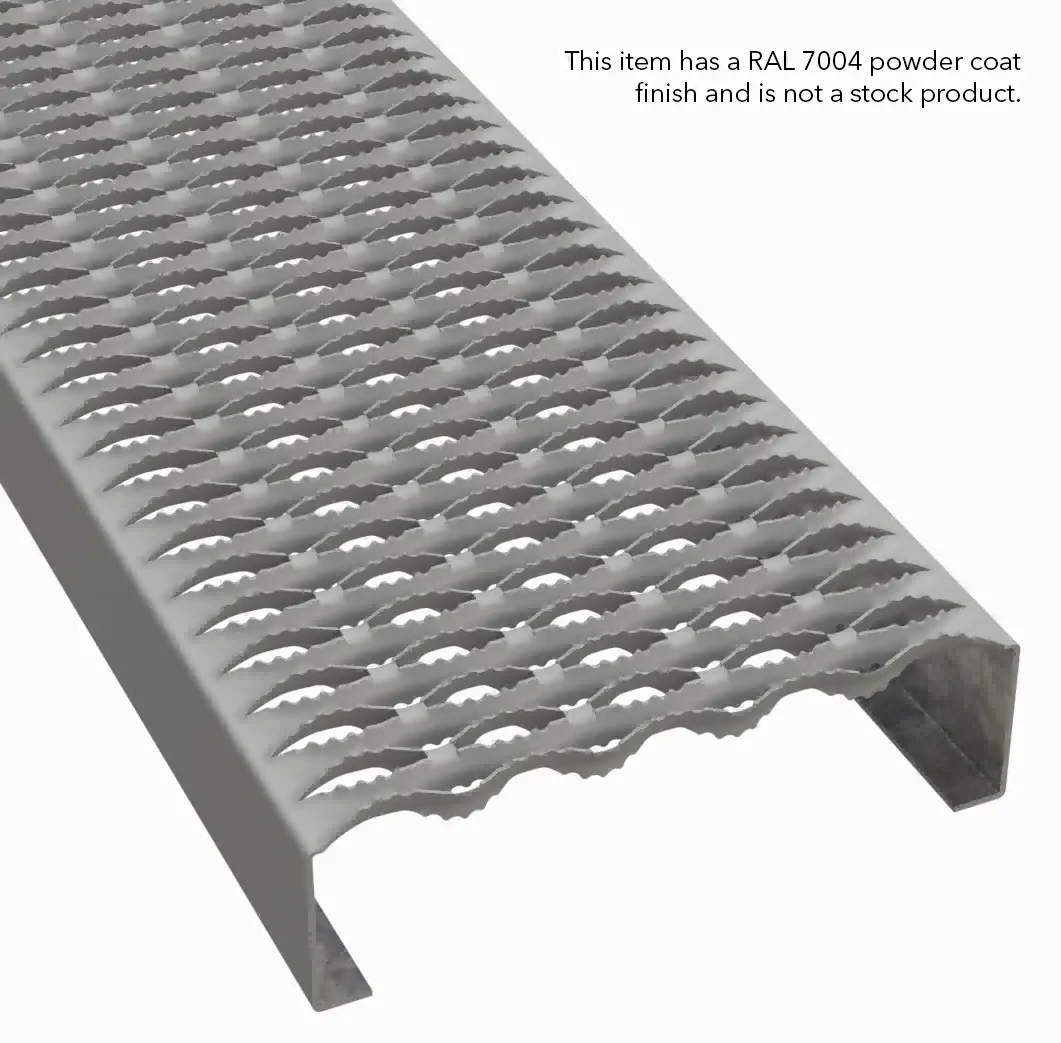 miniatura PLA067 acciaio pre-zincato dentato 11-3/4" Wide plank grigliato 3