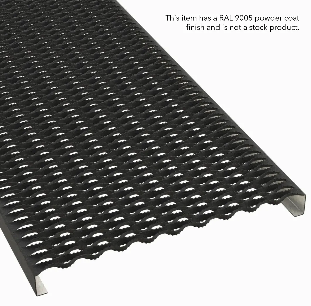 PLA061 HRPO Carbon Steel Serrated 24" Wide Plank Grating thumbnail 2