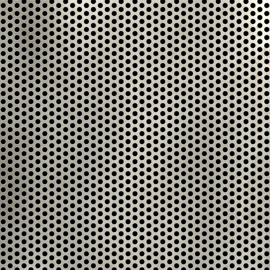 RO-058 Round Staggered Perforated Carbon Steel Sheet