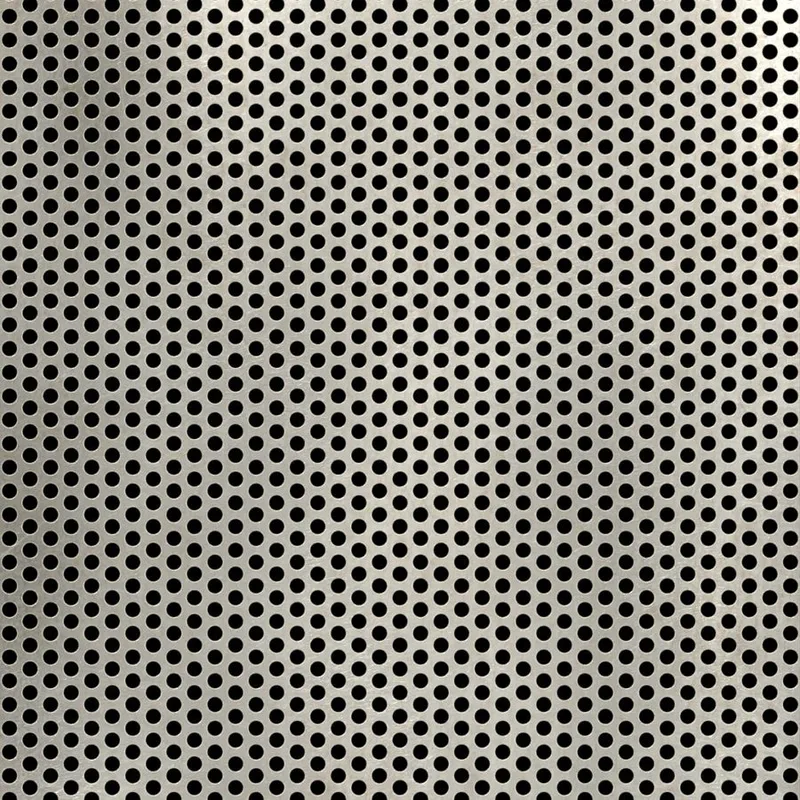 RO-058 Round Staggered Perforated Carbon Steel Sheet