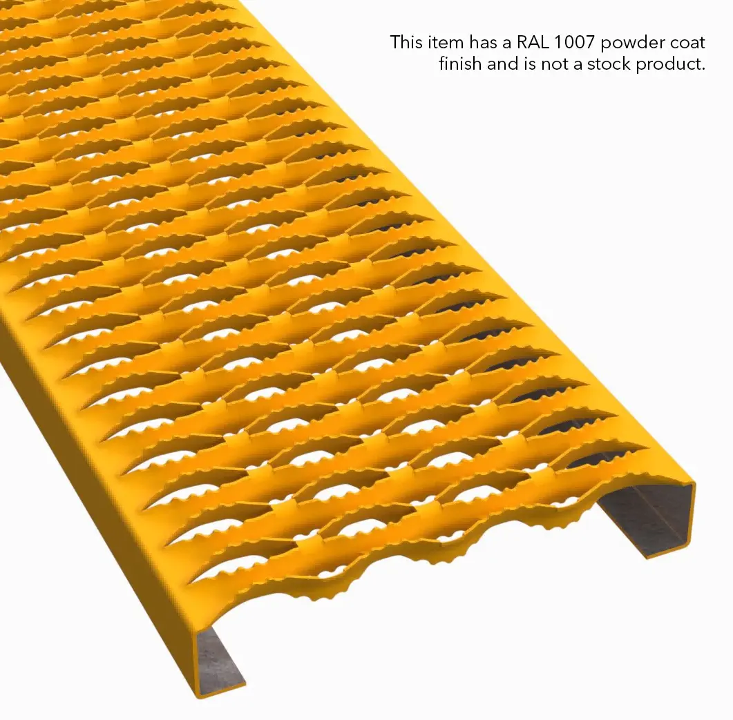 PLA087 alumínio 5052-H32 serrilhado 9-1/2" Wide plank gradil miniatura 5