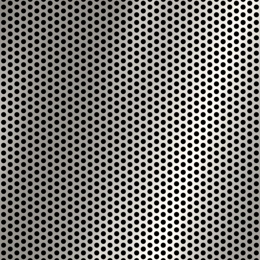 RO-017 Round Staggered Perforated Stainless Steel Sheet