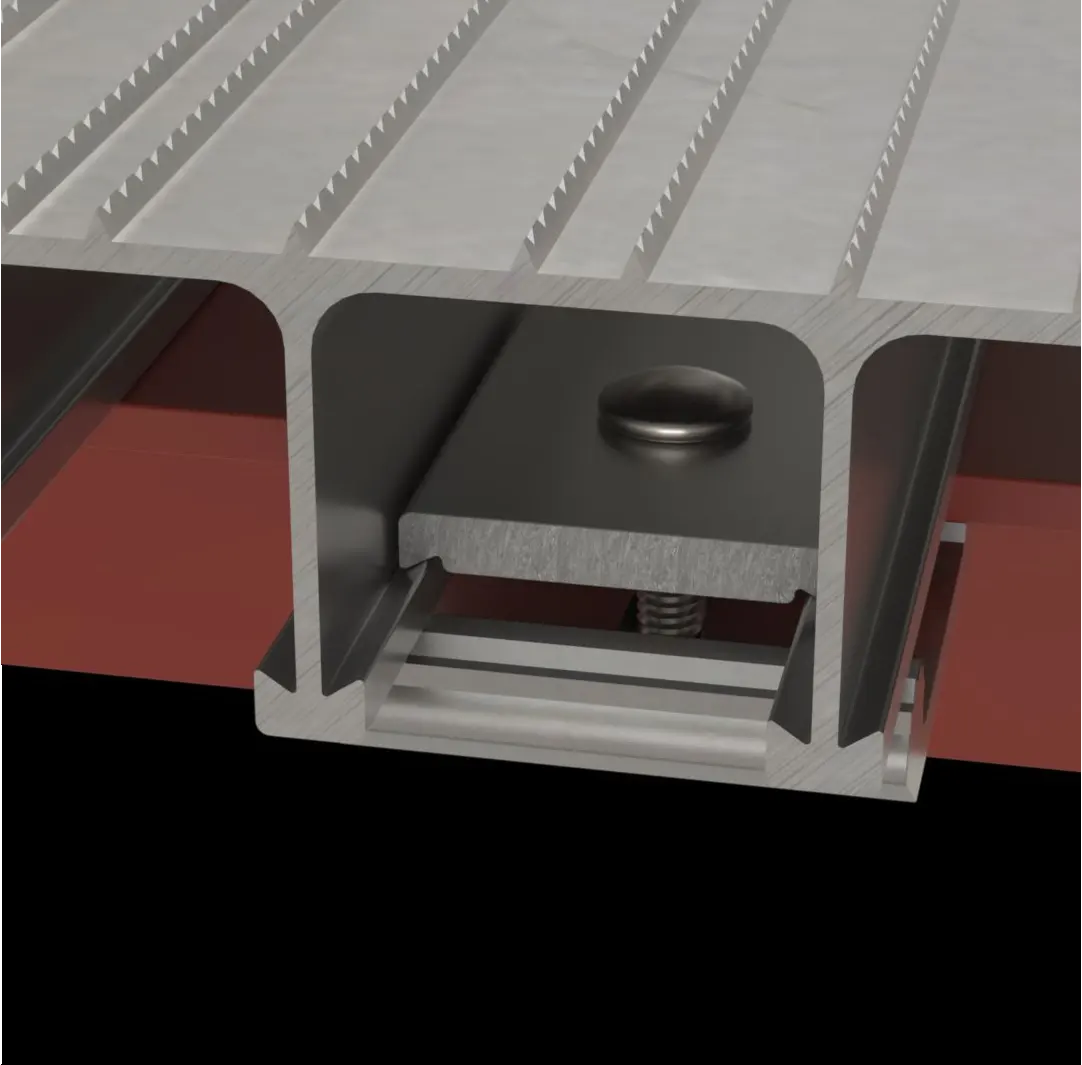 ACC136 conjunto de ancoragem e grampo para gradil plank miniatura 8