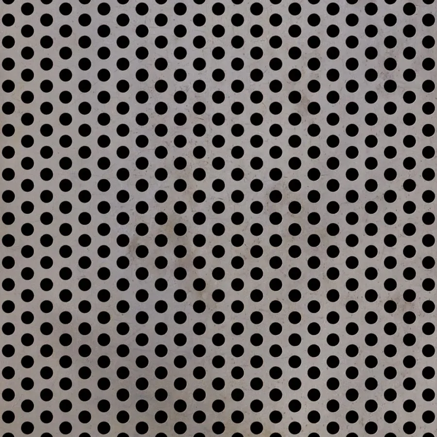 RO-182 Round Staggered Perforated Carbon Steel Sheet