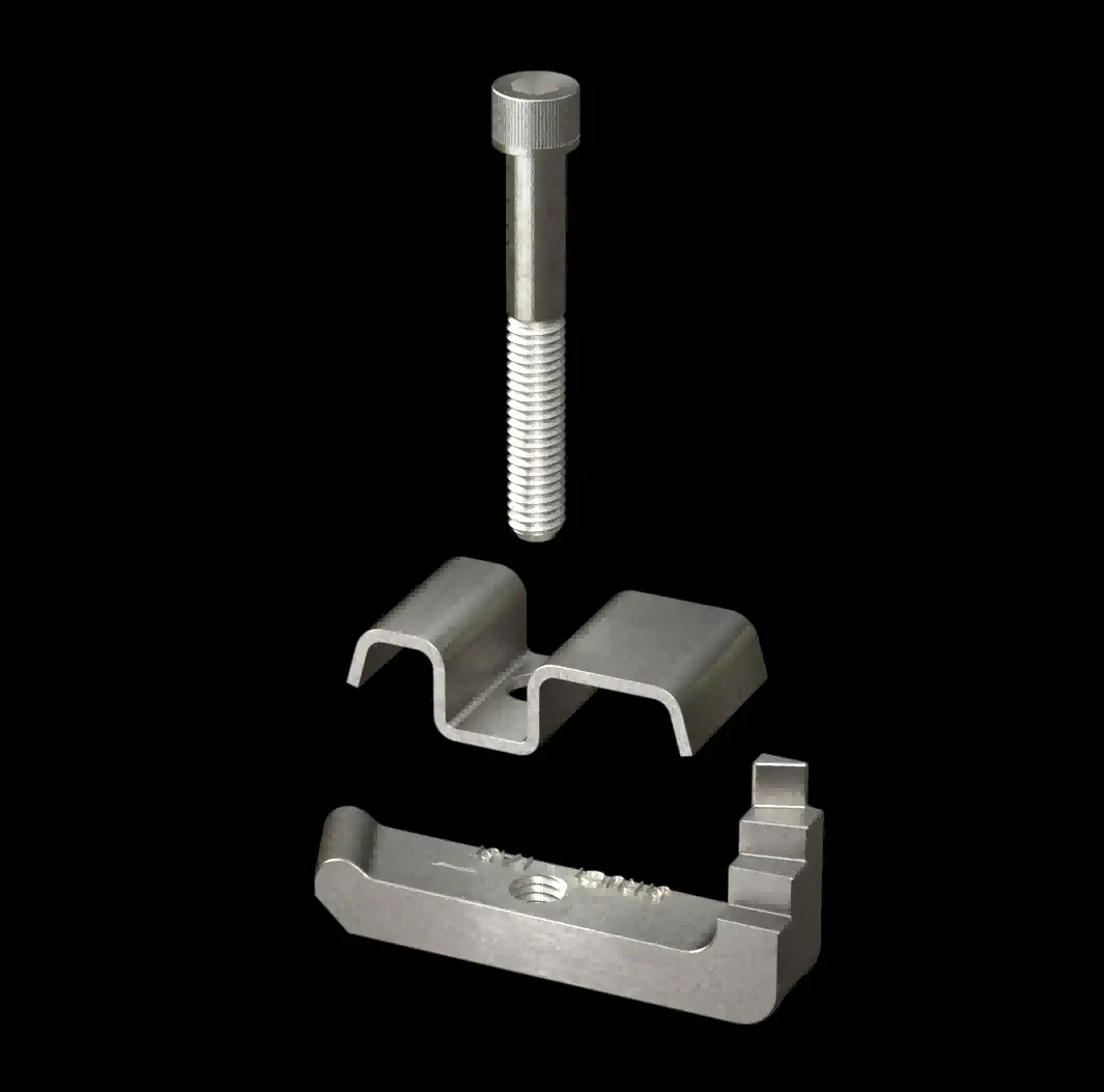 ACC050 304 Stainless Steel Type GFSS-1 Saddle Clip for FRP Grating thumbnail 2
