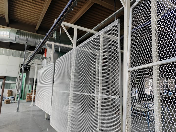 Architectural powder coating finish