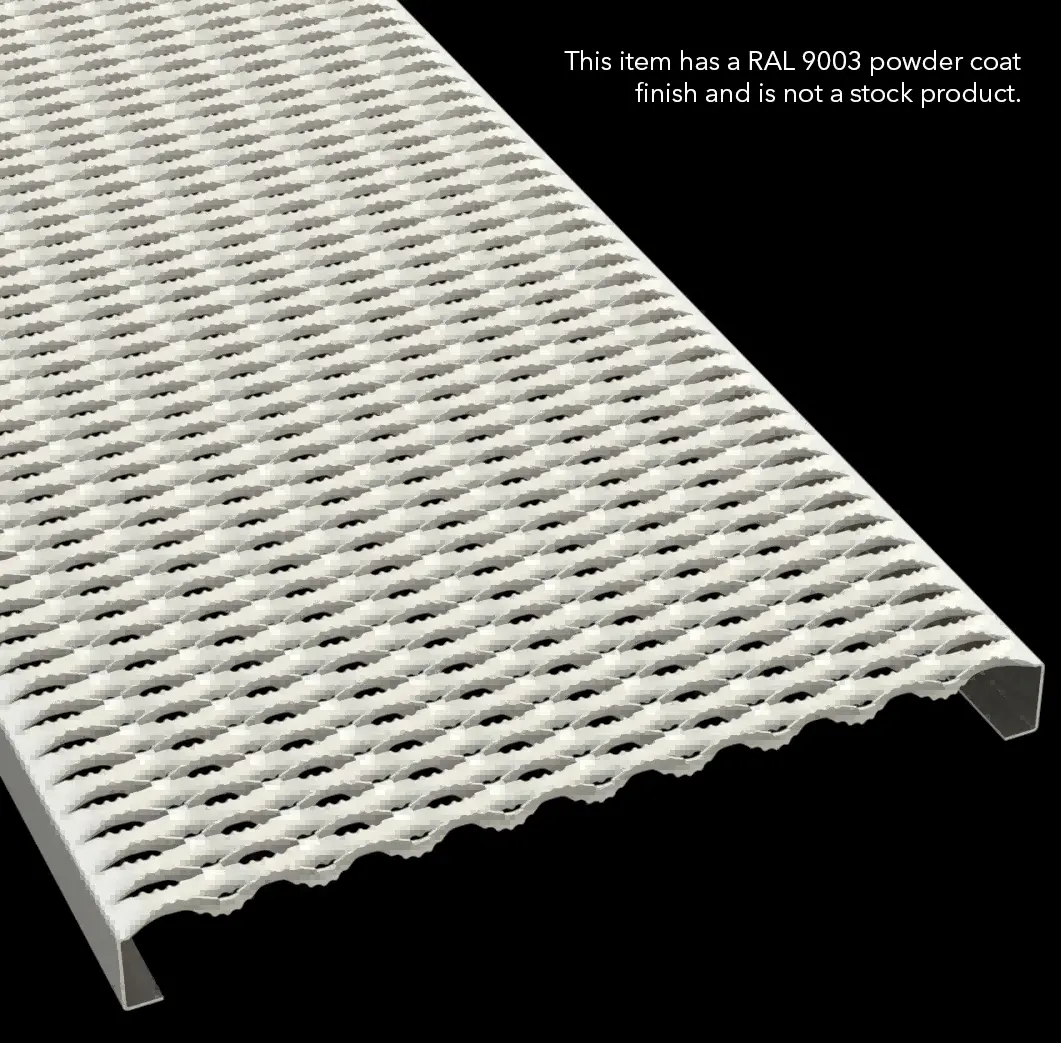 PLA061 HRPO Carbon Steel Serrated 24" Wide Plank Grating thumbnail 4
