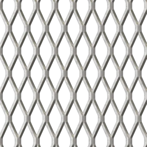 125S1743AL Standard-Streckmetall erhöht aus Aluminium Miniaturansicht 1