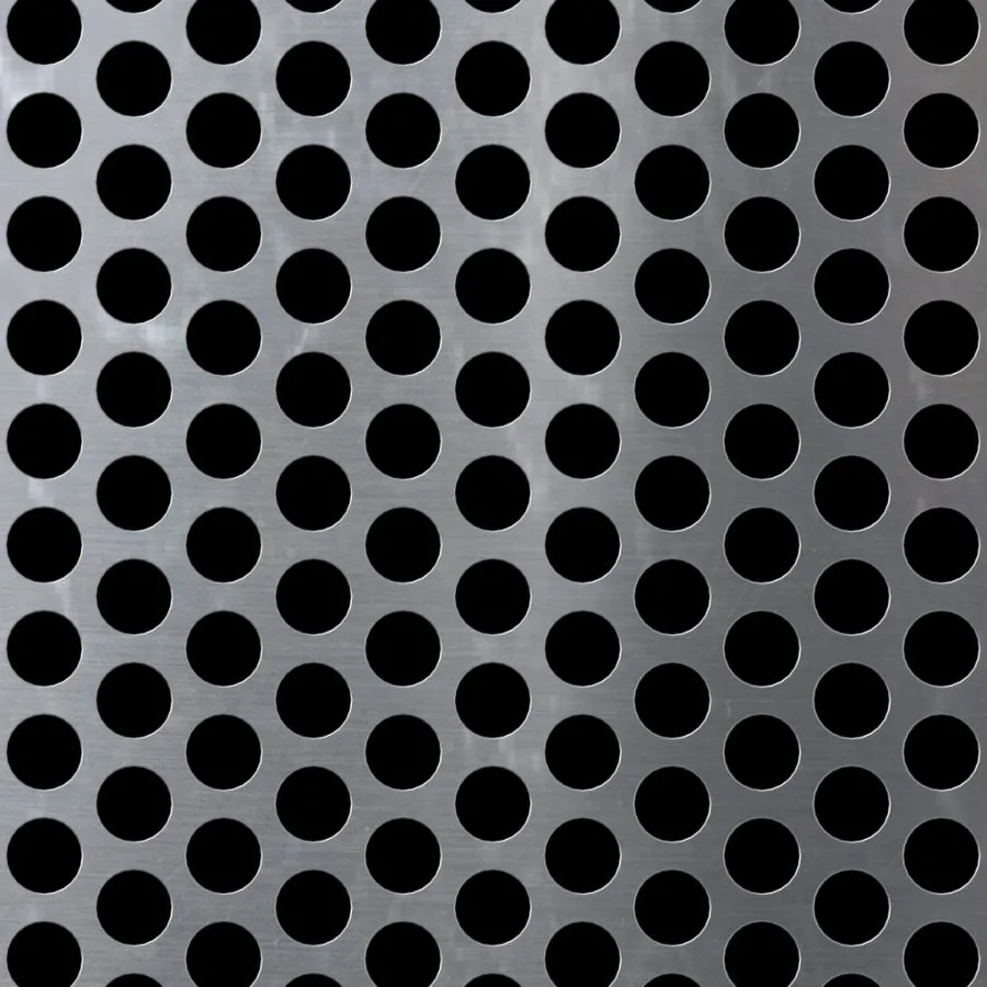 RO-157 Round Staggered Perforated Aluminum Sheet
