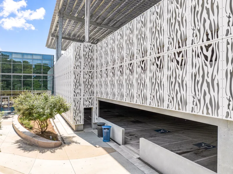 Perforated Aluminum Facade Cladding Panels Buildings