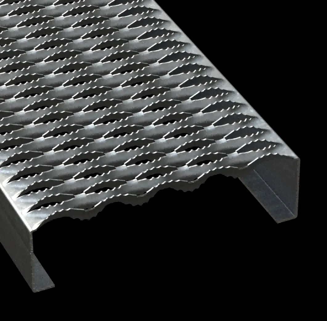 PLA067 acero pregalvanizado dentado 11-3/4" Wide plank rejilla