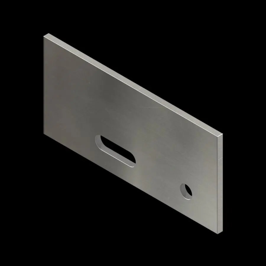 ACC087 CP-BG-630 piastre laterali per gradini in grigliato a barre piastra portante coppia per grigliato a barre