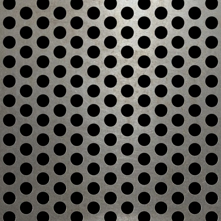 RO-190 Round Staggered Perforated Carbon Steel Sheet
