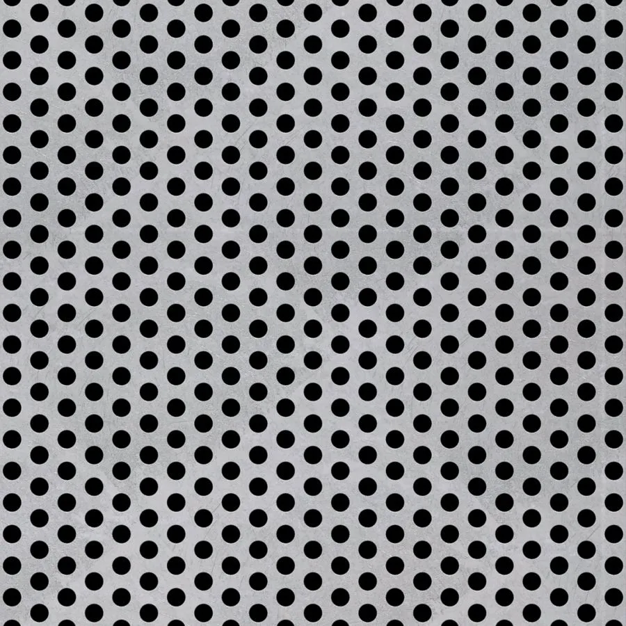 RO-124 Round Staggered Perforated Aluminum Sheet