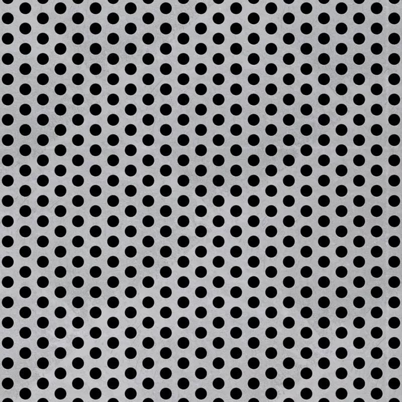 RO-124 Round Staggered Perforated Aluminum Sheet