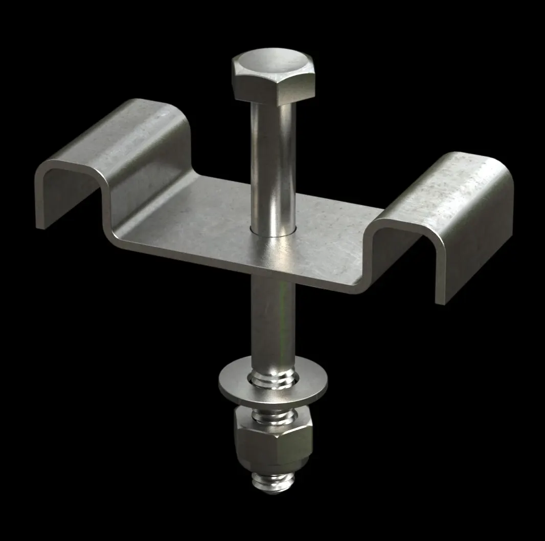 ACC023 316 Stainless Steel Type M4 Saddle Clip for FRP Grating industrial grating product detail