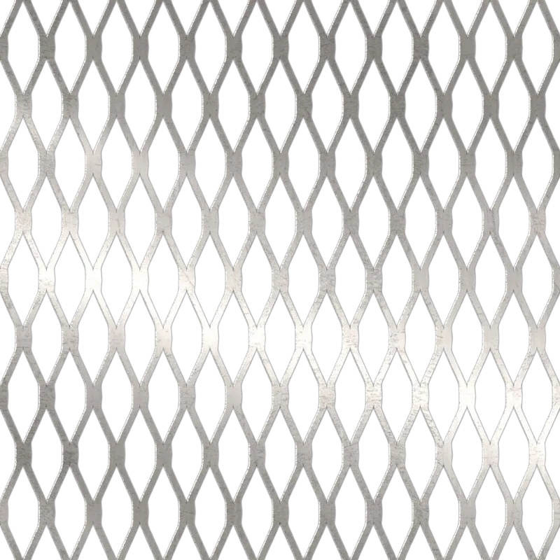16F0725304 Flattened Stainless Steel Expanded Metal