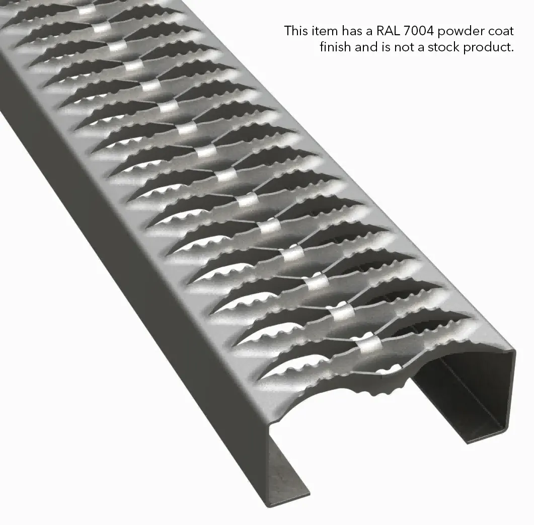 PLA073 HRPO Carbon Steel Serrated 4-3/4" Wide Plank Grating thumbnail 3