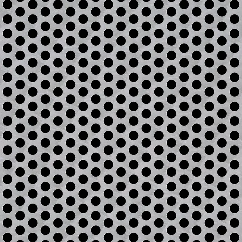 RO-053 Round Staggered Perforated Aluminum Sheet