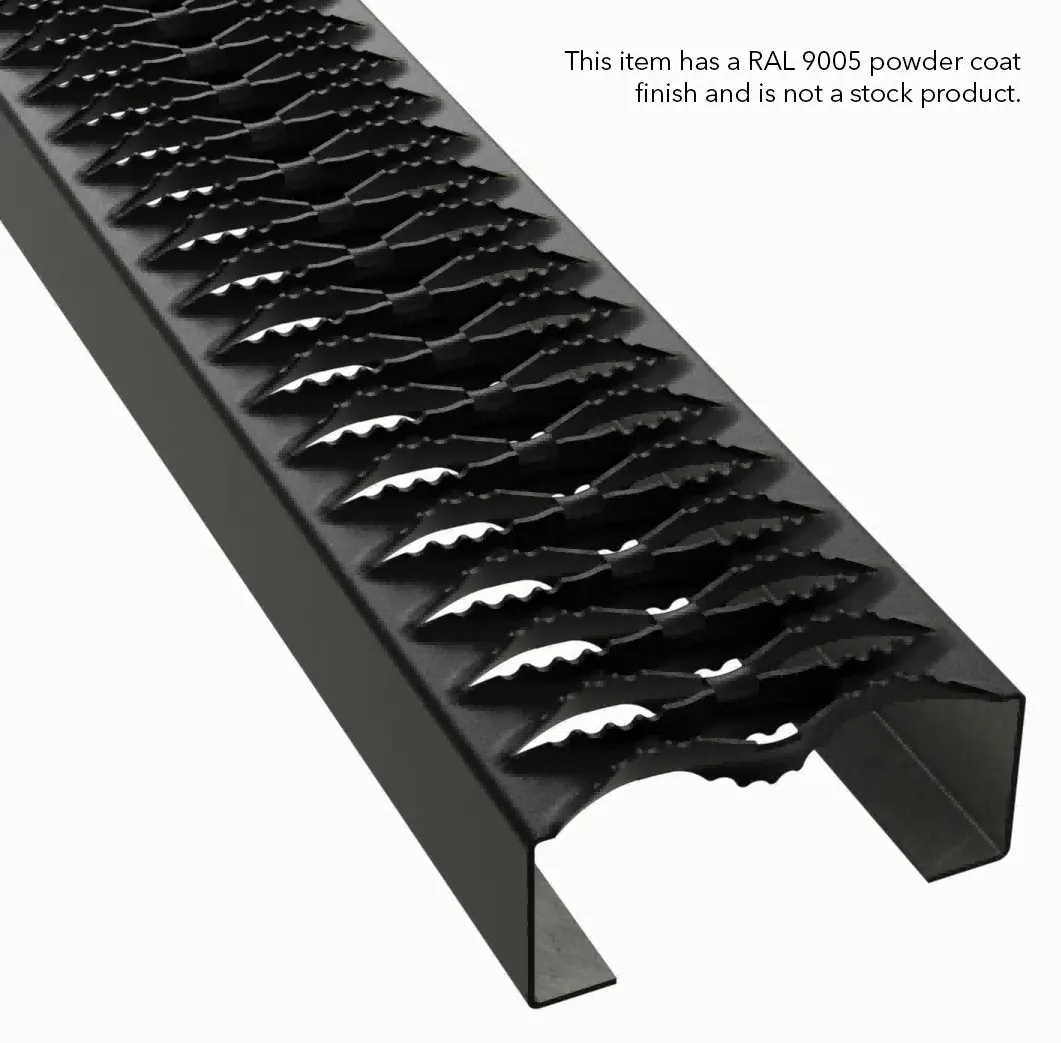 PLA073 HRPO Carbon Steel Serrated 4-3/4" Wide Plank Grating thumbnail 2