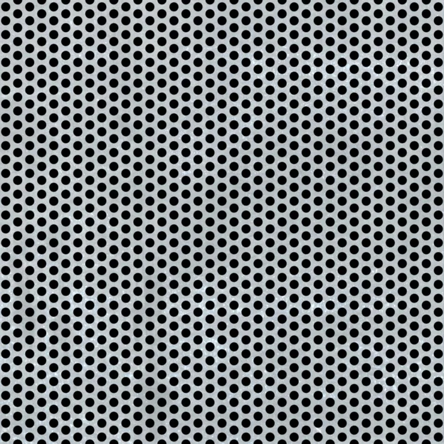 RO-030 Round Staggered Perforated Galvanized Steel Sheet