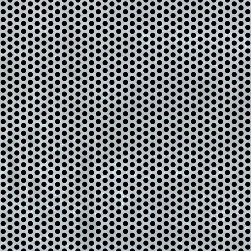 RO-030 Round Staggered Perforated Galvanized Steel Sheet