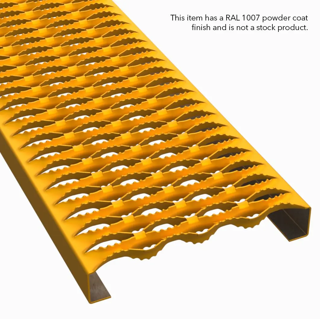 PLA031 HRPO Carbon Steel Serrated 9-1/2" Wide Plank Grating thumbnail 5
