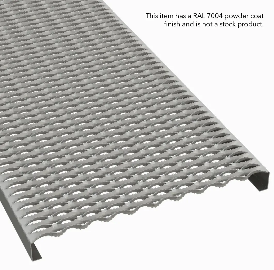PLA061 HRPO Carbon Steel Serrated 24" Wide Plank Grating thumbnail 3